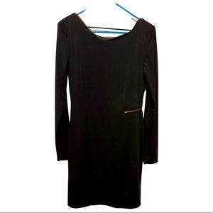 Black backless dress beautiful zipper work in the back good condition